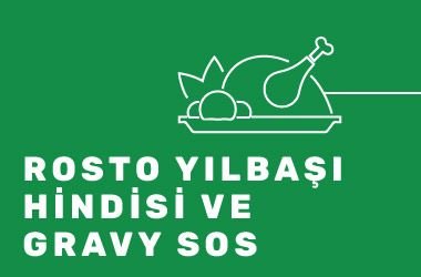 Rosto Yılbaşı Hindisi ve Gravy sos