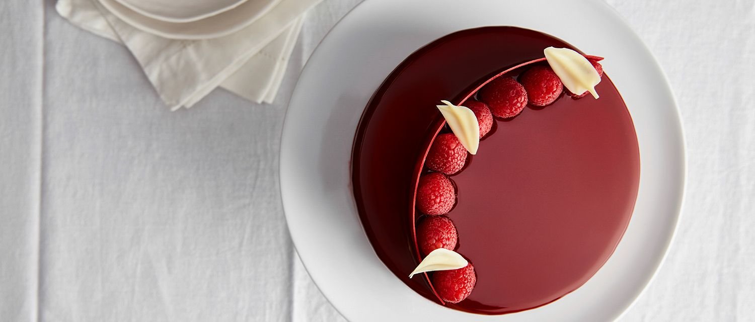 Entremet ve Mirror Glaze