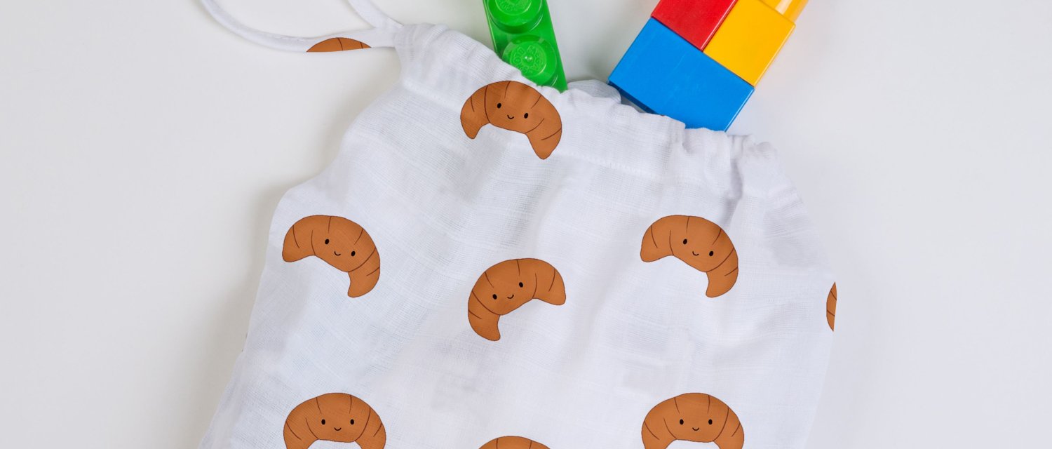 MSA X DEUX LAPINS MUSLİN BEBEK ÇANTA